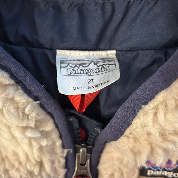 Patagonia Baby Retro-X® Fleece Jacket - 2T excellent condition Sherpa Jacket - Picture 3 of 10